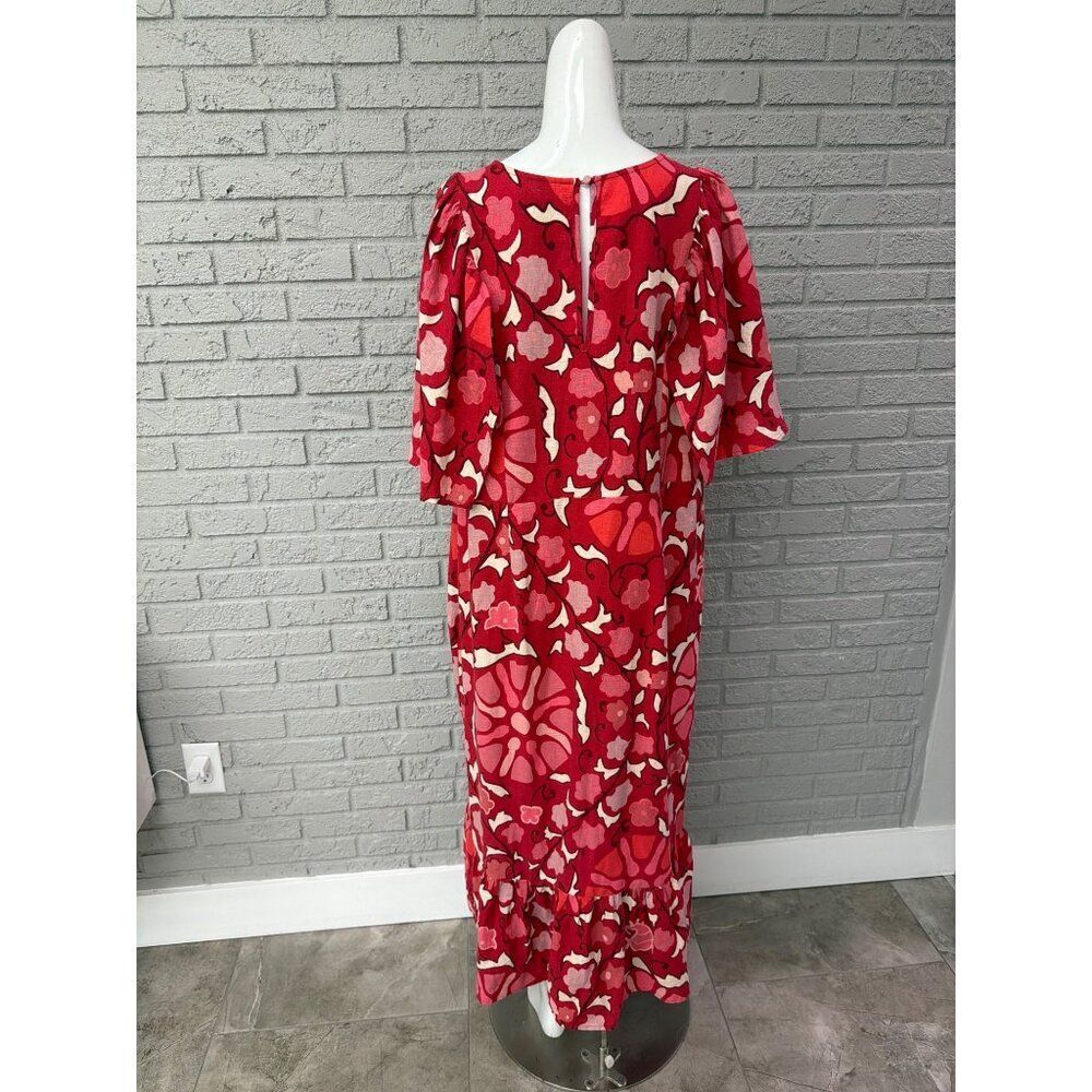Rhode X Target Zinnia Women’s Floral Print Bell Sleeve Dress Size 18 - Picture 4 of 13